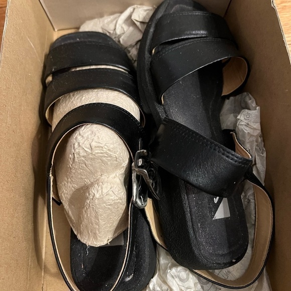 ECCO Twist Sandals, new old stock, leather, size 8. - Picture 6 of 7